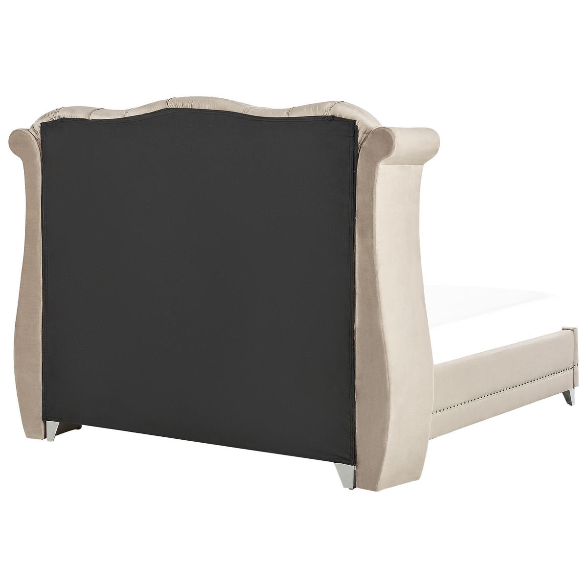 POLSTERBETT 140/200cm Beige Ayette - Beige, Textil (140/200cm) - Beliani