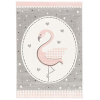 KINDER TEPPICH MAUI KIDS PASTELL ROSA FLAMINGO - Rosa, Textil (160/230cm) - Pergamon