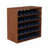 WEINREGAL Vincellar Mod 60x60x30 cm Standard Modul Für 30 Flaschen Massives Kiefernholz Braun Geölt - Braun, Holz (60/60/30cm) - PROREGAL