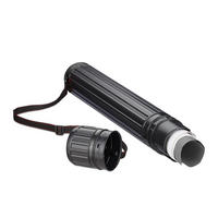 POSTERROLLE - Schwarz, Kunststoff (8/107/8cm) - Relaxdays