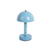 TISCHLAMPE Bubbles 15/15/27 cm - Blau, Metall (15/15/27cm) - Leitmotiv