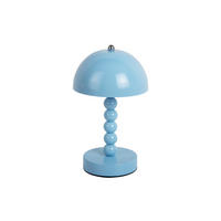 TISCHLAMPE Bubbles 15/15/27 cm - Blau, Metall (15/15/27cm) - Leitmotiv