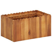 HOCHBEET aus Holz JONA 50x30x25 cm Akazienholz - Braun, Holz (50/25/30cm) - DELUKE