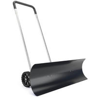 SCHNEESCHAUFEL Aluminium Schwarz - Schwarz, Metall (60/122/95cm) - Outsunny