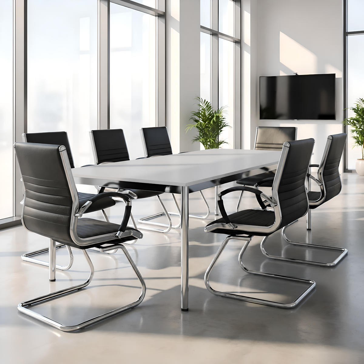 SCHREIBTISCH VST1 120 x 60 cm Lichtgrau – höhenverstellbar - Chromfarben/Grau, Holzwerkstoff (120/60/75.5cm) - Versee