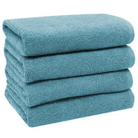 HANDTÜCHER, 4er-Set, 50x100 cm, 100% Baumwolle, Blau - Petrol, Textil (5/100cm) - Zollner