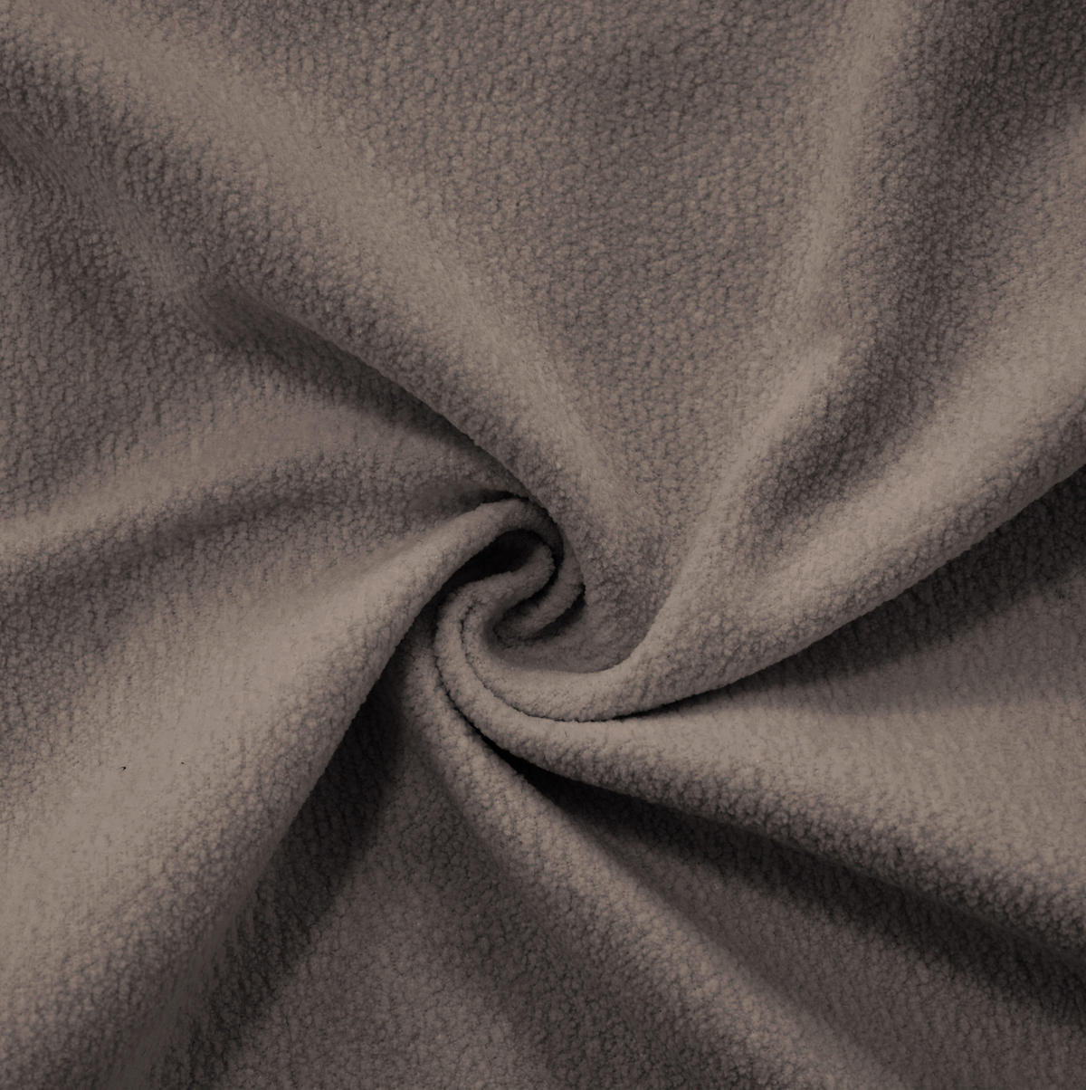 SOFA modular 4-Sitzer Chenille Brown - Dunkelgrau, Kunststoff (77/81/406cm) - Meubliv