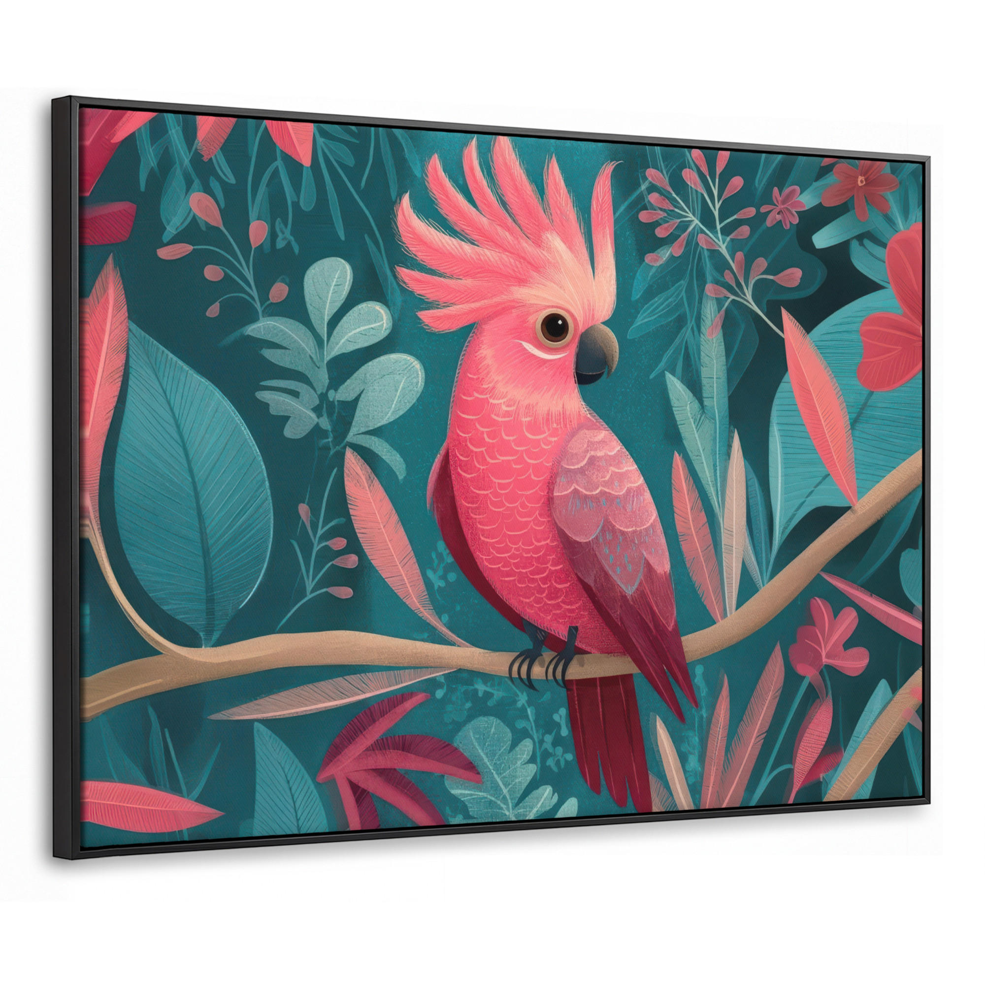 MuchoWow Leinwand Petrol 70x50 cm