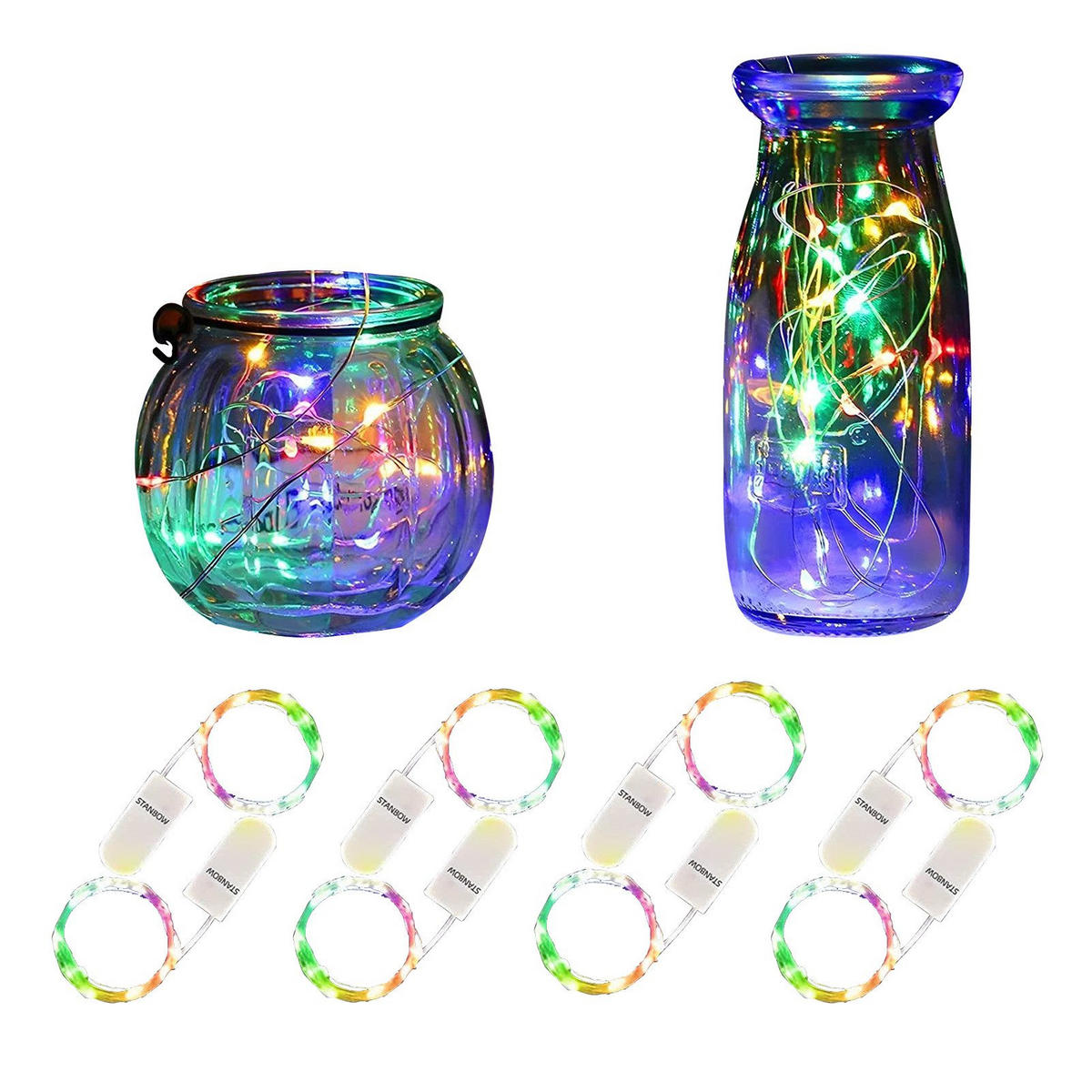 LED-LICHTERKETTE Bamberg II 20m - Transparent, Kunststoff (20cm) - Nettlife