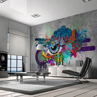 VLIESTAPETE Bunt 250/175 cm - Multicolor/Grau, Textil (250/1cm) - KUNSTLOFT