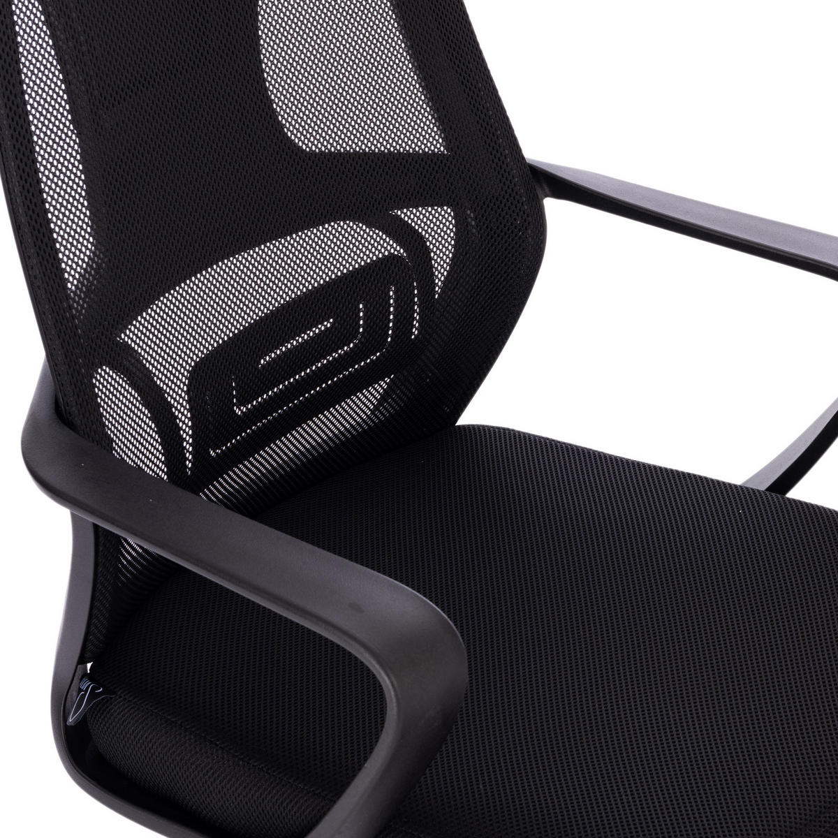 BESUCHERSTUHL DELTA 2er Set Stoffbezug Schwarz - Schwarz, Textil (60/100/53cm) - SVITA