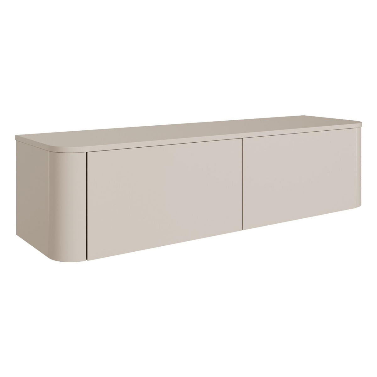 TV-BOARD Luvio Kaschmirgrau hängend oder stehend 140/41/39 cm - Taupe, Holzwerkstoff (140/40.9/39cm) - Selsey