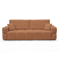 SCHLAFSOFA BUENO mit Bettkasten Orange - Orange, Holzwerkstoff/Kunststoff (245/85/93cm) - Idohome