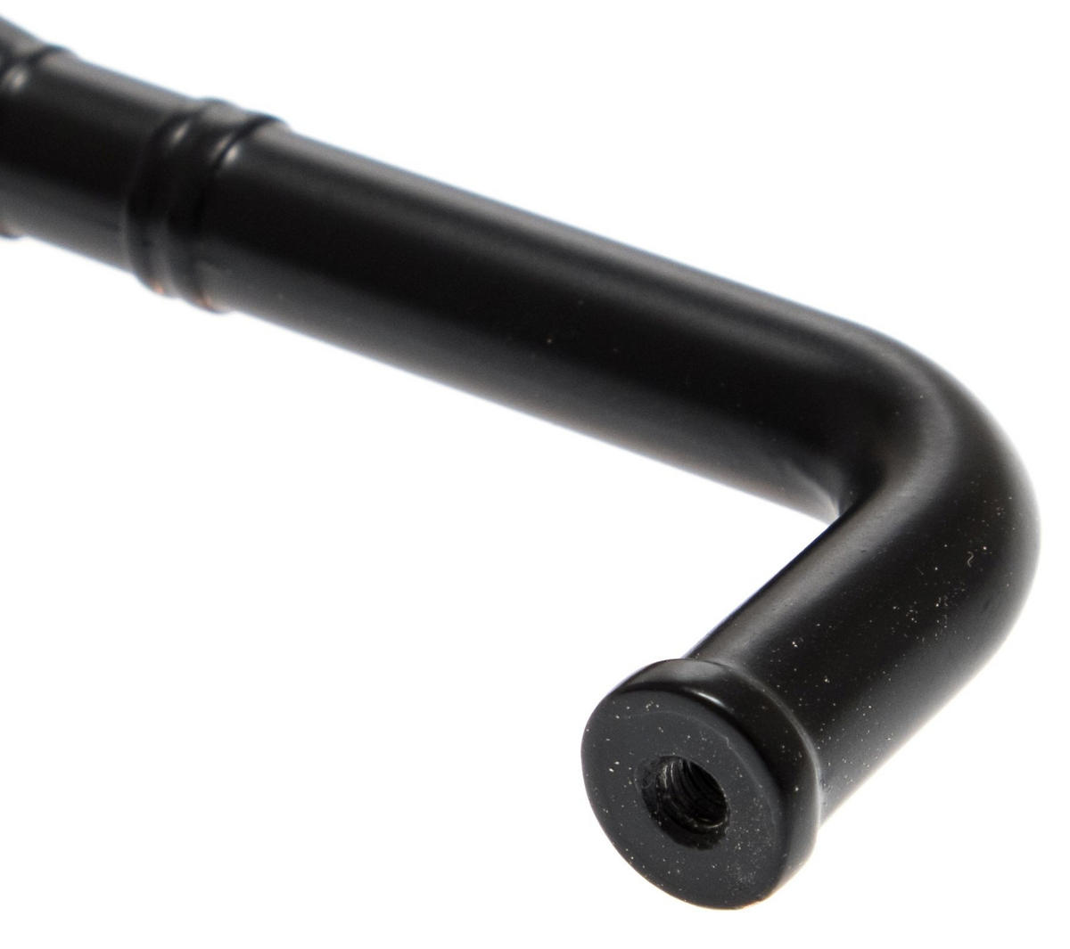 MÖBELGRIFFE 25 BA 128mm, Küchengriffe modern, Schrankgriffe Schwarz - Schwarz, Metall (1/4/14cm)