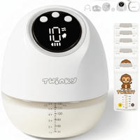 MILCHPUMPE Tragbar 4 Modi & 9 Saugstufen Weiß - Weiß, Kunststoff (18/16cm) - Twinky