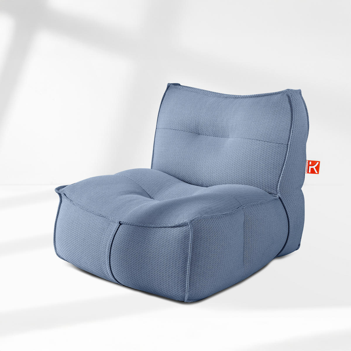 GARTENLOUNGE-SET LOVIA, Möbel-Set, Marineblau/Weiß - Dunkelblau, Textil - KONSIMO®