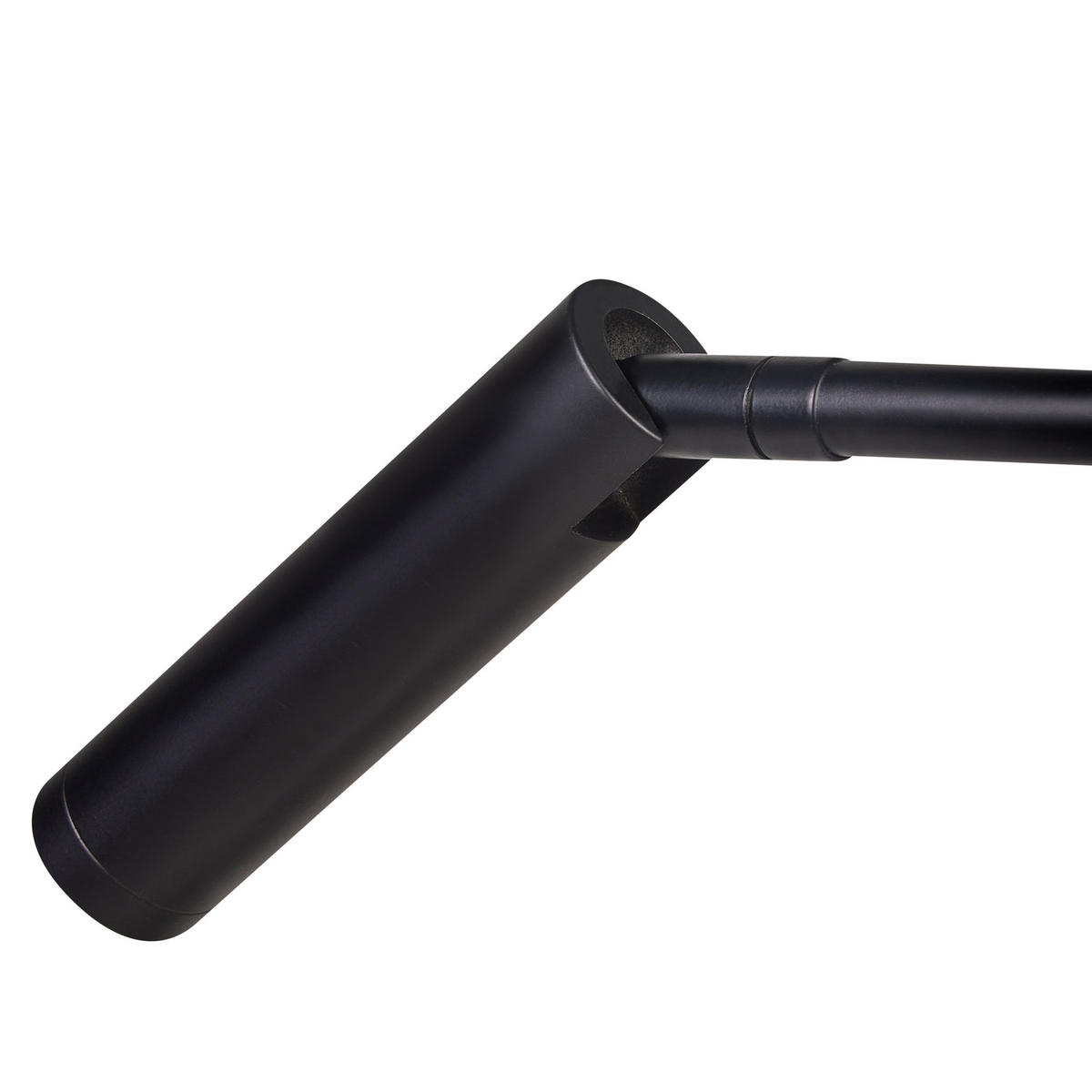 LED SCHREIBTISCHLAMPE Schwarz Lawson - Schwarz, Metall (10/27/55cm) - Beliani
