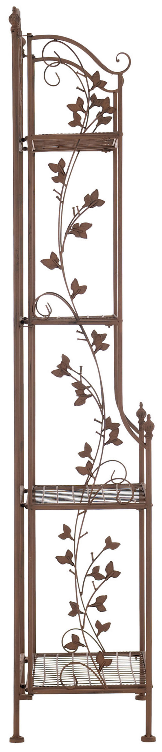 STANDREGAL Aaron antik braun - Braun, Metall (60/158/33cm) - TPFGarden