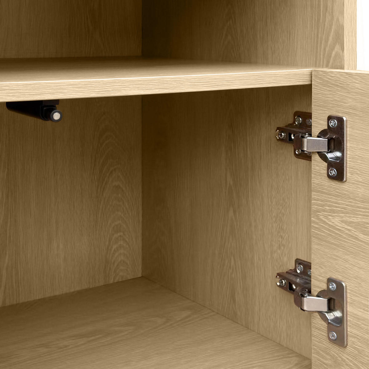 NACHTTISCH 2er-Set Saskia aus Eiche skandinavischen - Eichefarben, Holz (40/49.5/36cm) - Casanoov