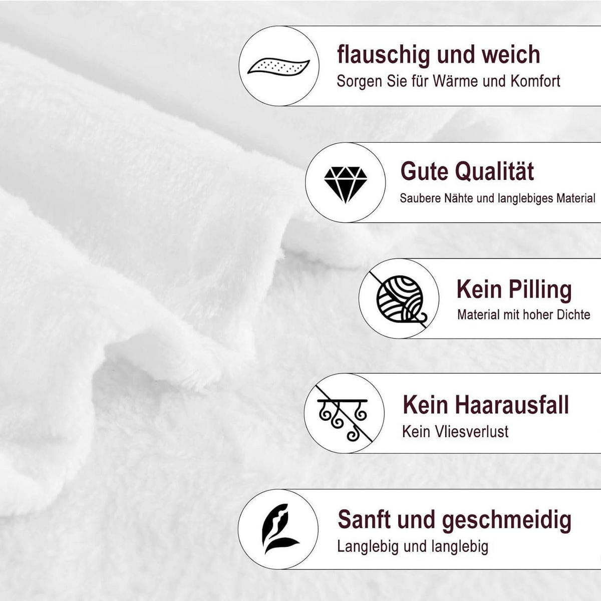 KUSCHELDECKE 40. Geburtstag 150 x 130 cm - Multicolor, Textil (130/150cm)