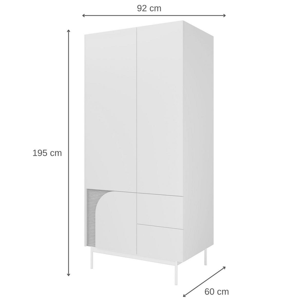 SKŘÍŇ S OTOČNÝMI DVEŘMI Camel se 3 otočnými dveřmi a 2 zásuvkami, 90 cm, jarní dub + Macadamia - béžová/barva dubu, kov/kompozitní dřevo (92/195/60cm) - Beautysofa