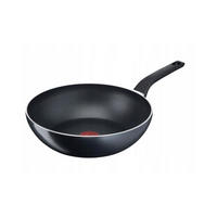 WOK Schwarz 28/28/5 cm C2721953 - Schwarz, Metall (28cm) - Tefal