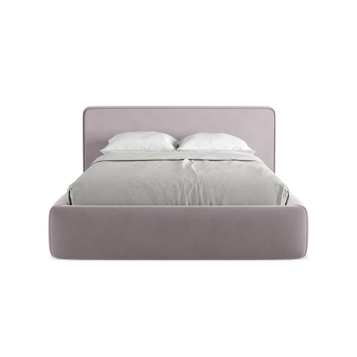 POLSTERBETT mit Bettkasten und Lattenrost 180x225 Violett - Lila/Flieder, Kunststoff/Textil (140/200cm) - LaMiaSofa