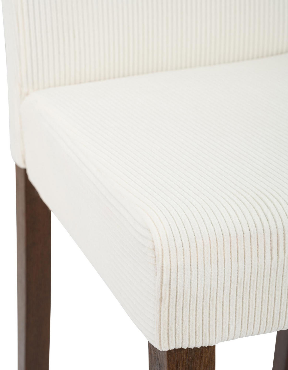 ESSZIMMERSTUHL Cord Creme - Creme, Holz/Textil (41/91/47cm) - CLP