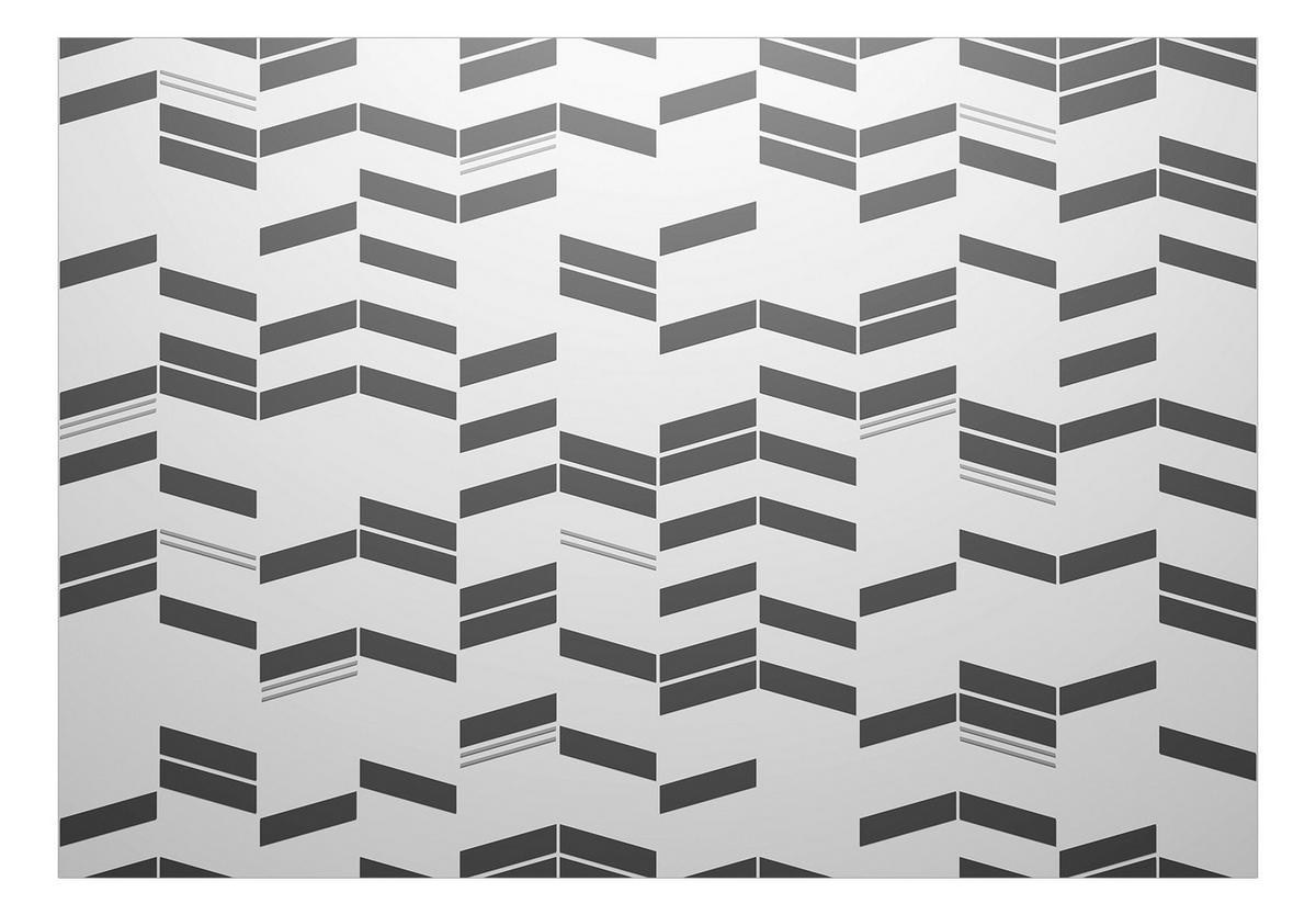 VLIESTAPETE Schwarz-Weiß 300/210 cm - Schwarz, Textil (300/1cm) - KUNSTLOFT