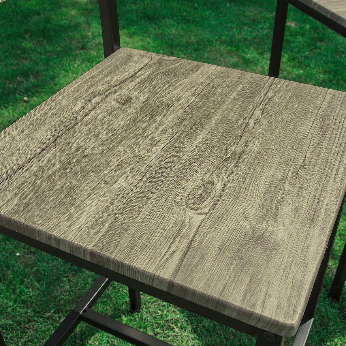 BARSTÜHLE 2er Set Natur - Naturfarben, Holzwerkstoff (39/95/41cm) - SoBuy