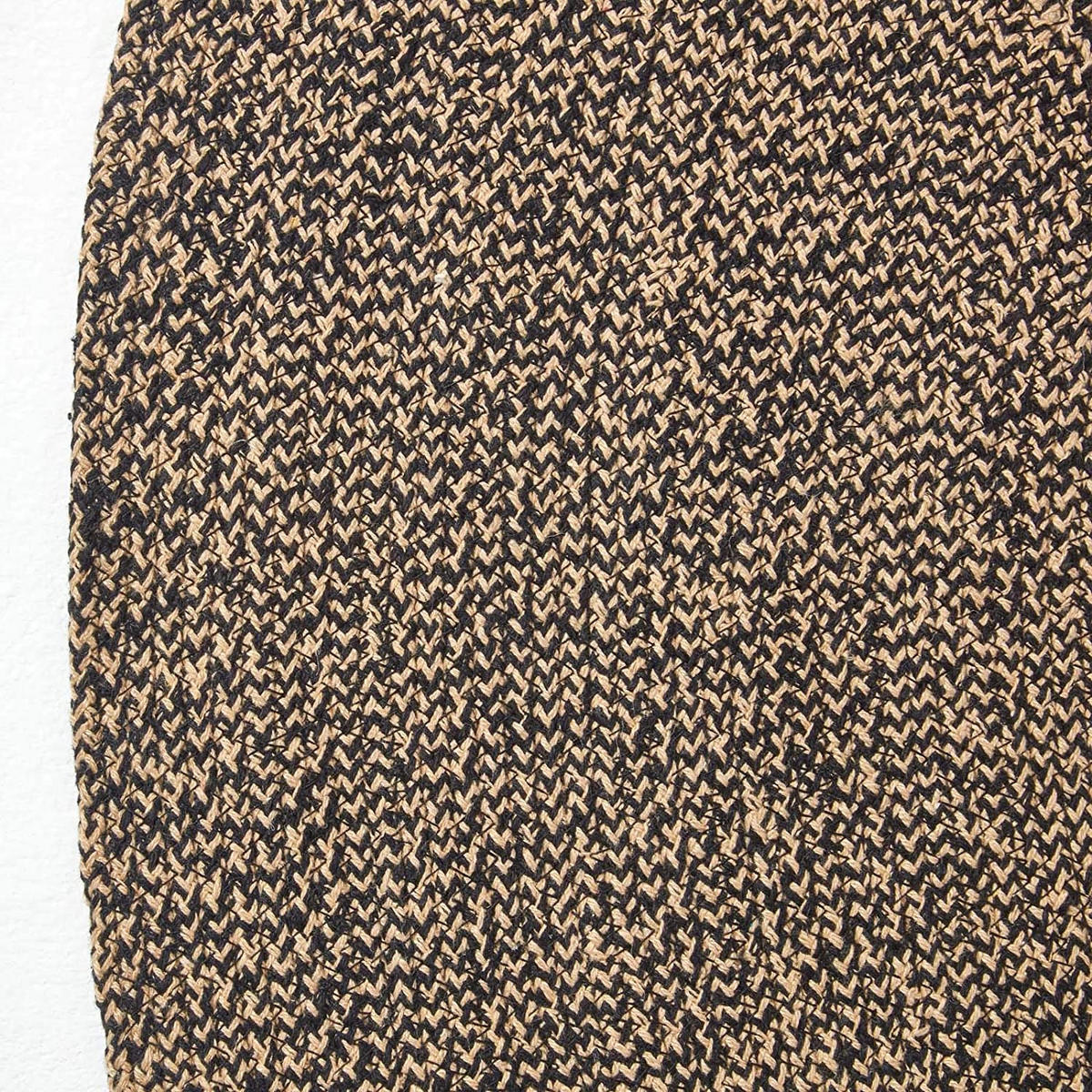 TEPPICH Melange geflochten rund 200 cm - Braun, Textil (200/200cm) - Homescapes
