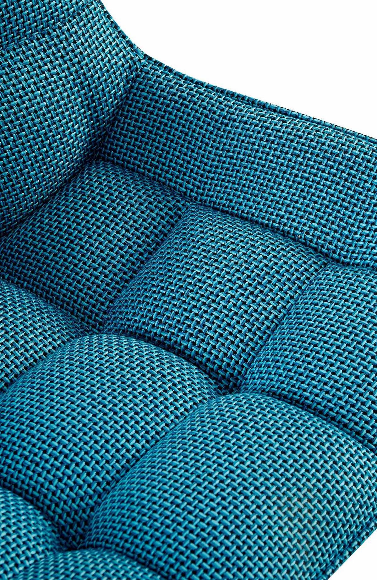 STUHL Stoff türkis - Türkis/Schwarz, Textil/Metall (58/84/57cm) - CLP