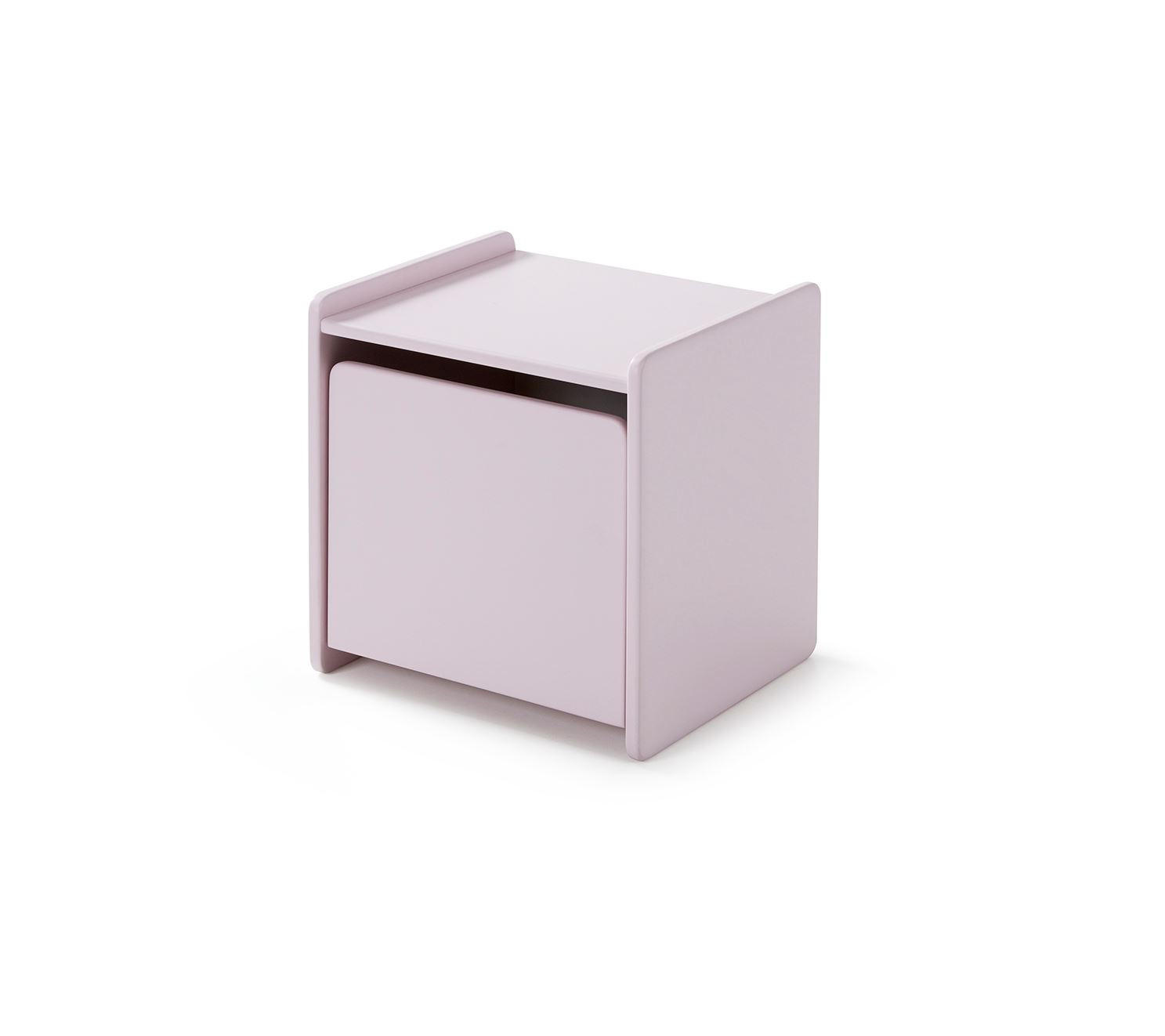 NACHTKOMMODE Karilynn 40x36x41 Nachtkonsole MDF rosa - Rosa, Holzwerkstoff (40/41/36cm) - 58aufmkessel