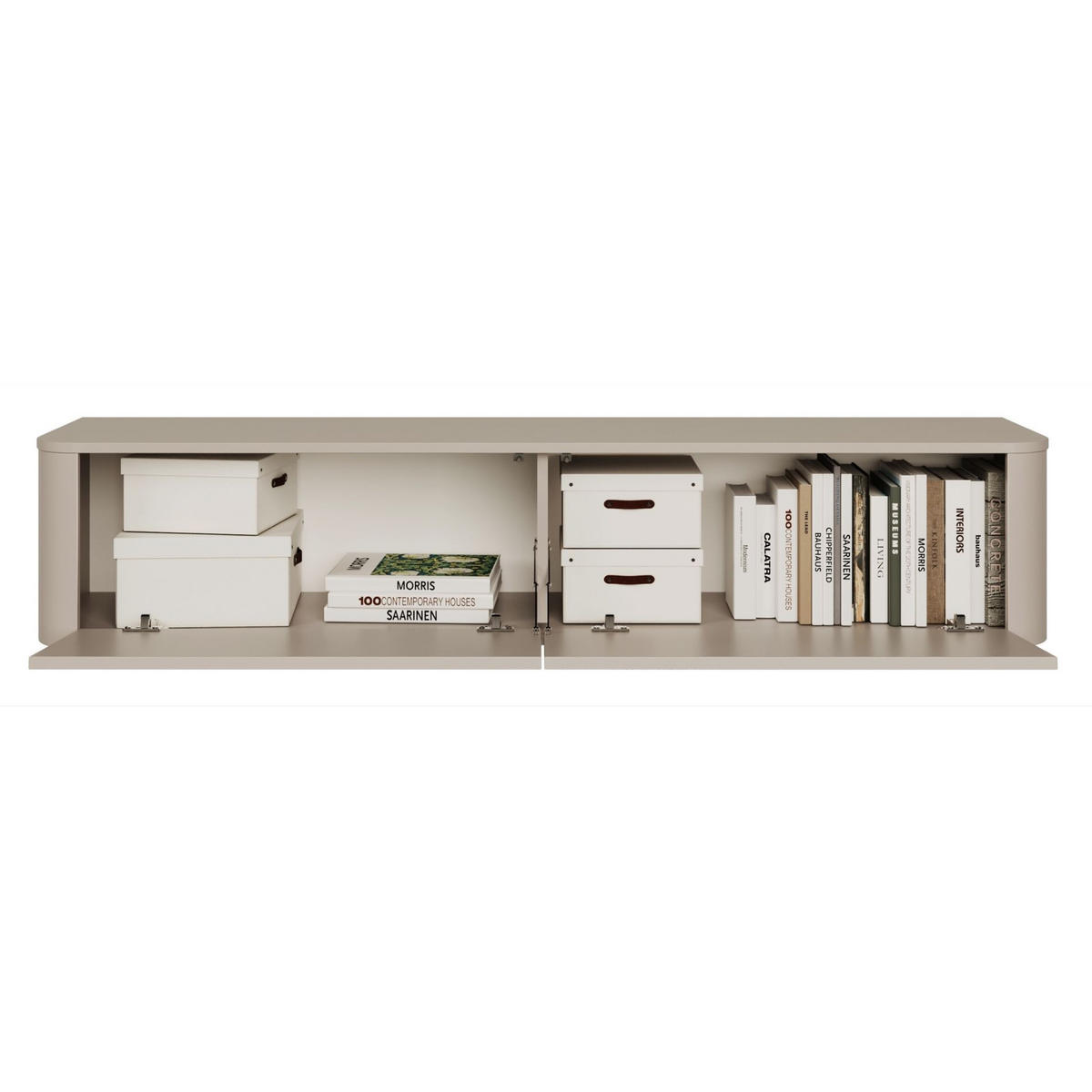 TV-BOARD Luvio Kaschmirgrau hängend oder stehend 175/41/39 cm - Taupe, Holzwerkstoff (175/40.9/39cm) - Selsey