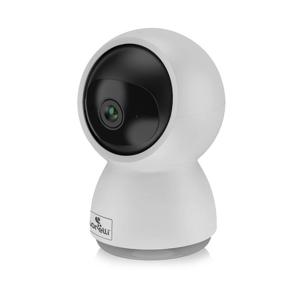 BABYPHONE Trinity Wi-Fi-Kamera weiß Bewegungserkennung, Nachtsicht bis 10 m - Weiß, Kunststoff - Lorelli