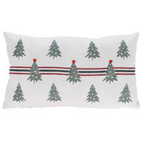 WEIHNACHTSKISSEN Dekorativ 30/50 cm - Multicolor/Grün, Textil (50cm) - Home Styling Collection