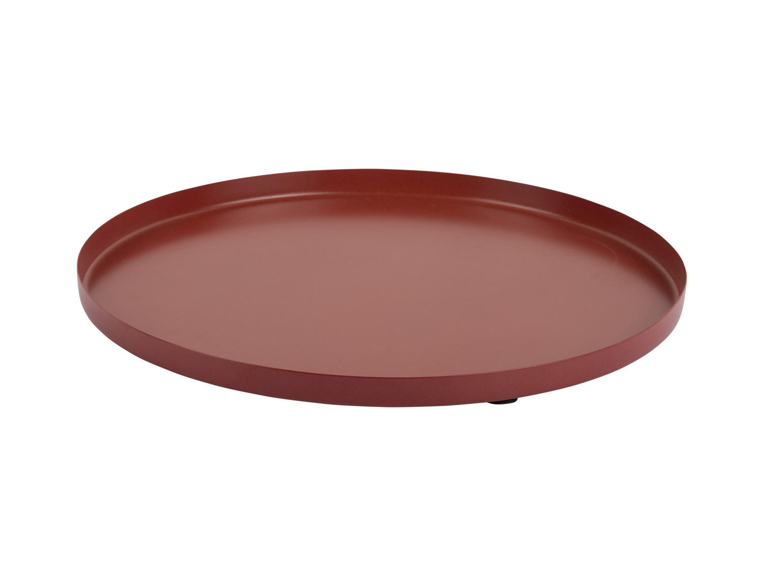 SERVIERTABLETT Servir 30/30/1 cm - Rot, Metall (30/1/30cm) - Present Time