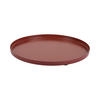 SERVIERTABLETT Servir 30/30/1 cm - Rot, Metall (30/1/30cm) - Present Time