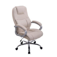 BÜROSTUHL Apodo, Stoff Creme - Creme, Textil/Metall (66/122/70cm) - TPFLiving