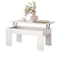 COUCHTISCH APERTO, Weiß / Weiß - Weiß, Holzwerkstoff (100/45/50cm) - Lookway