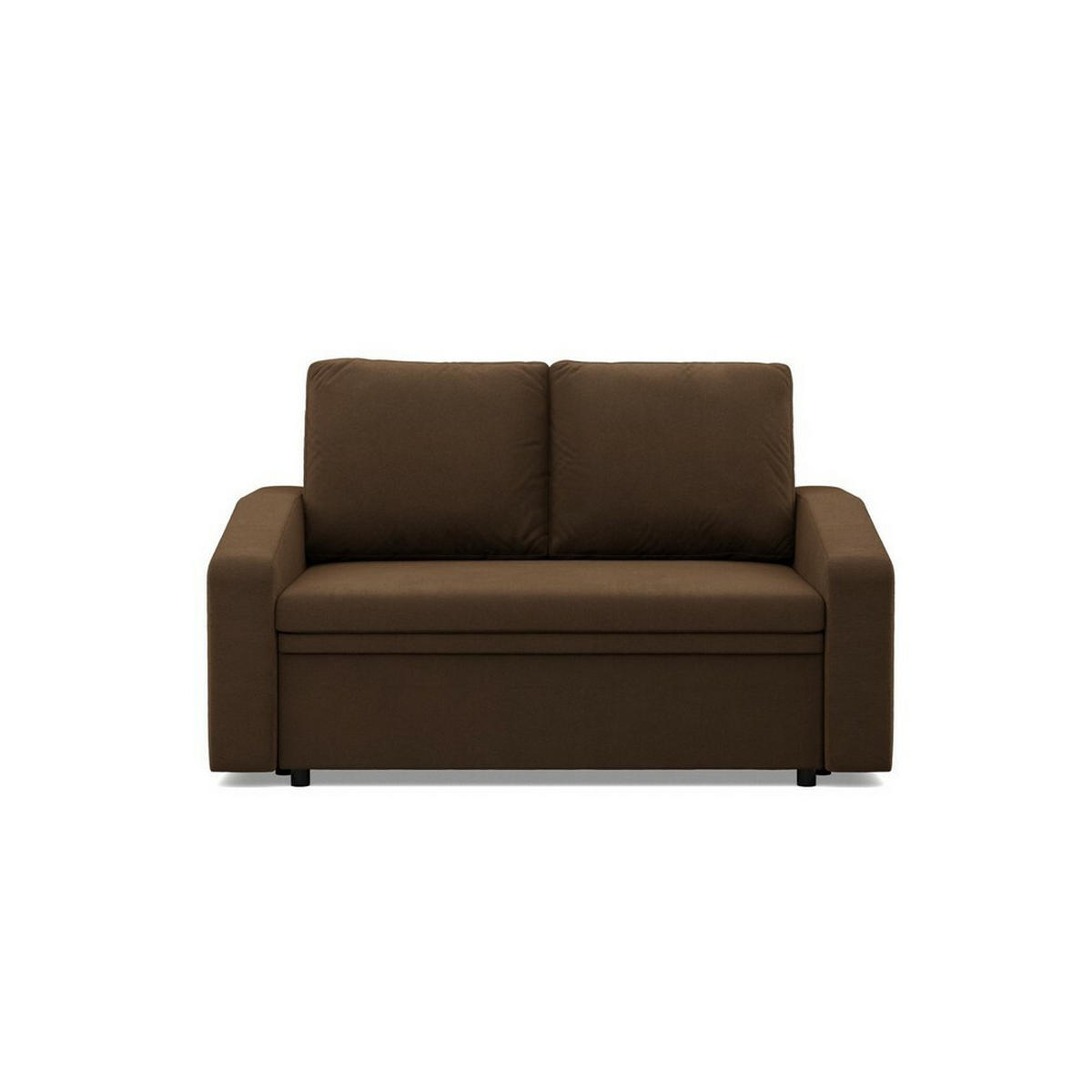 SOFA Neo mit abgeschrägter Armlehnen braun - Braun, Textil (148/90/87cm) - SIMKAM Furniture