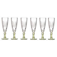 WEINGLAS 170 ml 6er-Set - Grün, Glas (170L) - Vivalto