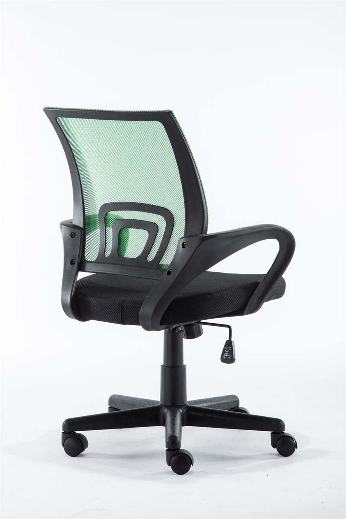 BÜROSTUHL Genf mit Netzbezug, Grün - Grün, Kunststoff/Textil (56/100/54cm) - TPFLiving