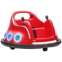 KINDER AUTOSCOOTER, Kunststoff, Metall, Rot - Rot, Kunststoff (73/73/44cm) - AIYAPLAY