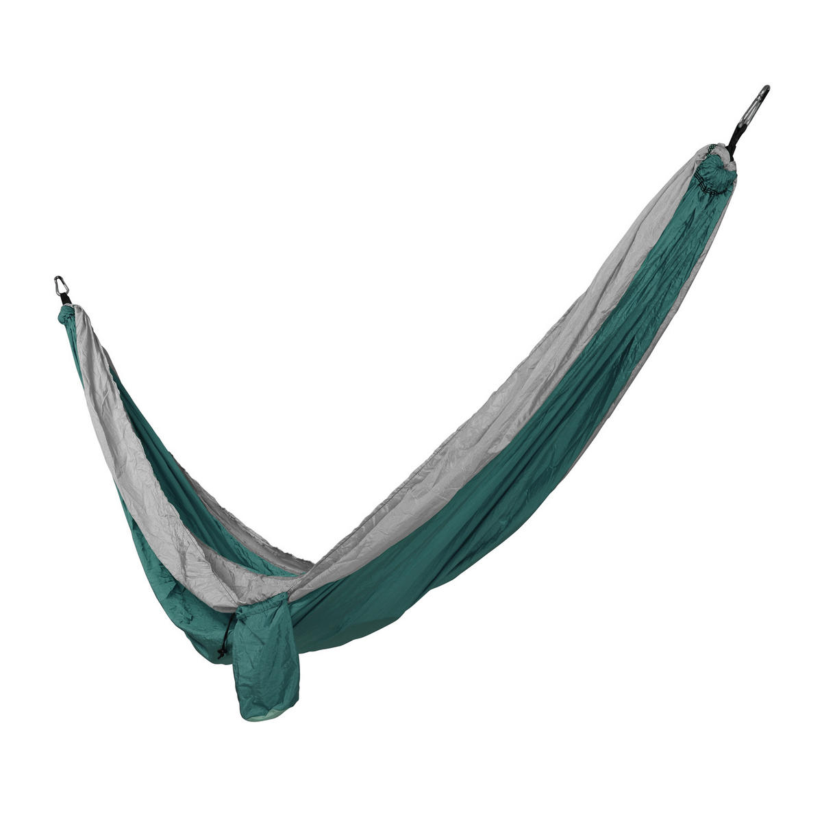 HÄNGEMATTE Camping Grün/Hellgrau - Grün, Textil (200/1/300cm) - SVITA