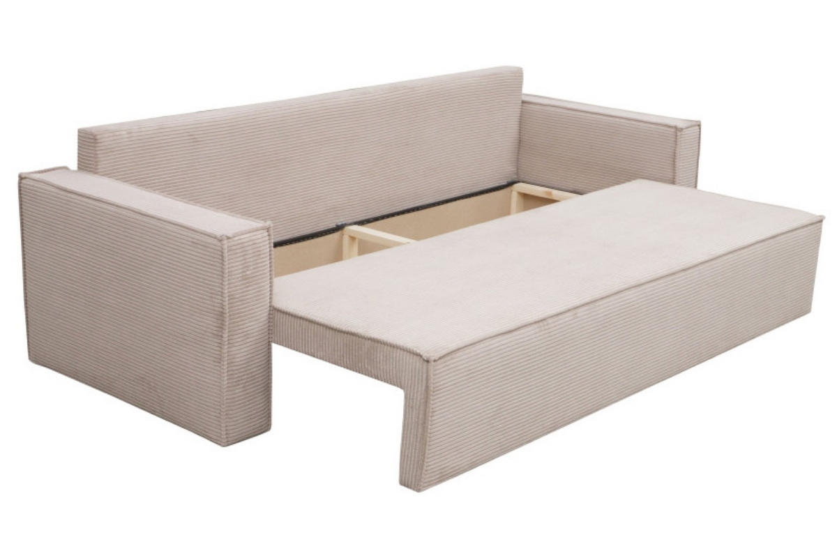 SOFA Beige EKO Ausziehbar - Beige, Textil (234/87/88cm) - Sepro Meble