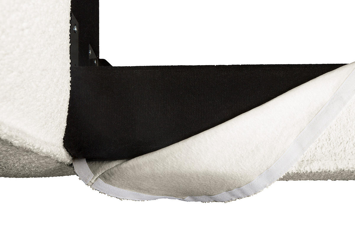 WECHSELBEZUG für Polsterbett - Weiß, Textil (200/200cm) - home24