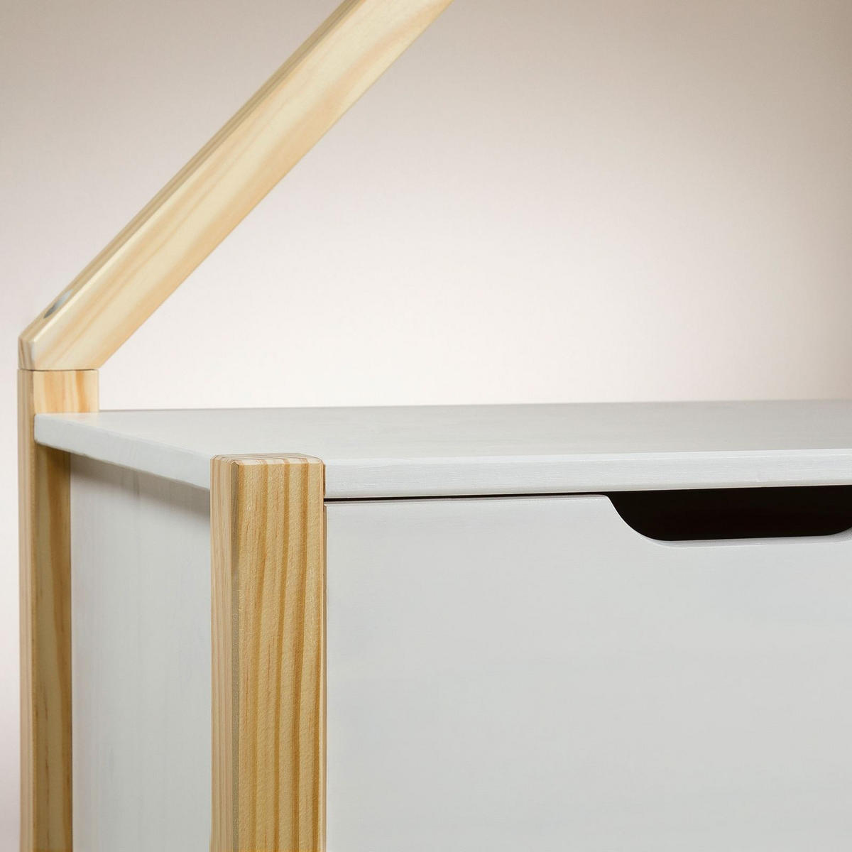 KOMMODE ELANO natur/weiß - Naturfarben/Weiß, Holz (83/120/41cm) - IDIMEX