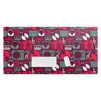 SCHREIBTISCHUNTERLAGE 120x60 cm Bordeaux - Bordeaux, Kunststoff (120/60/1.6cm) - Wallfluent