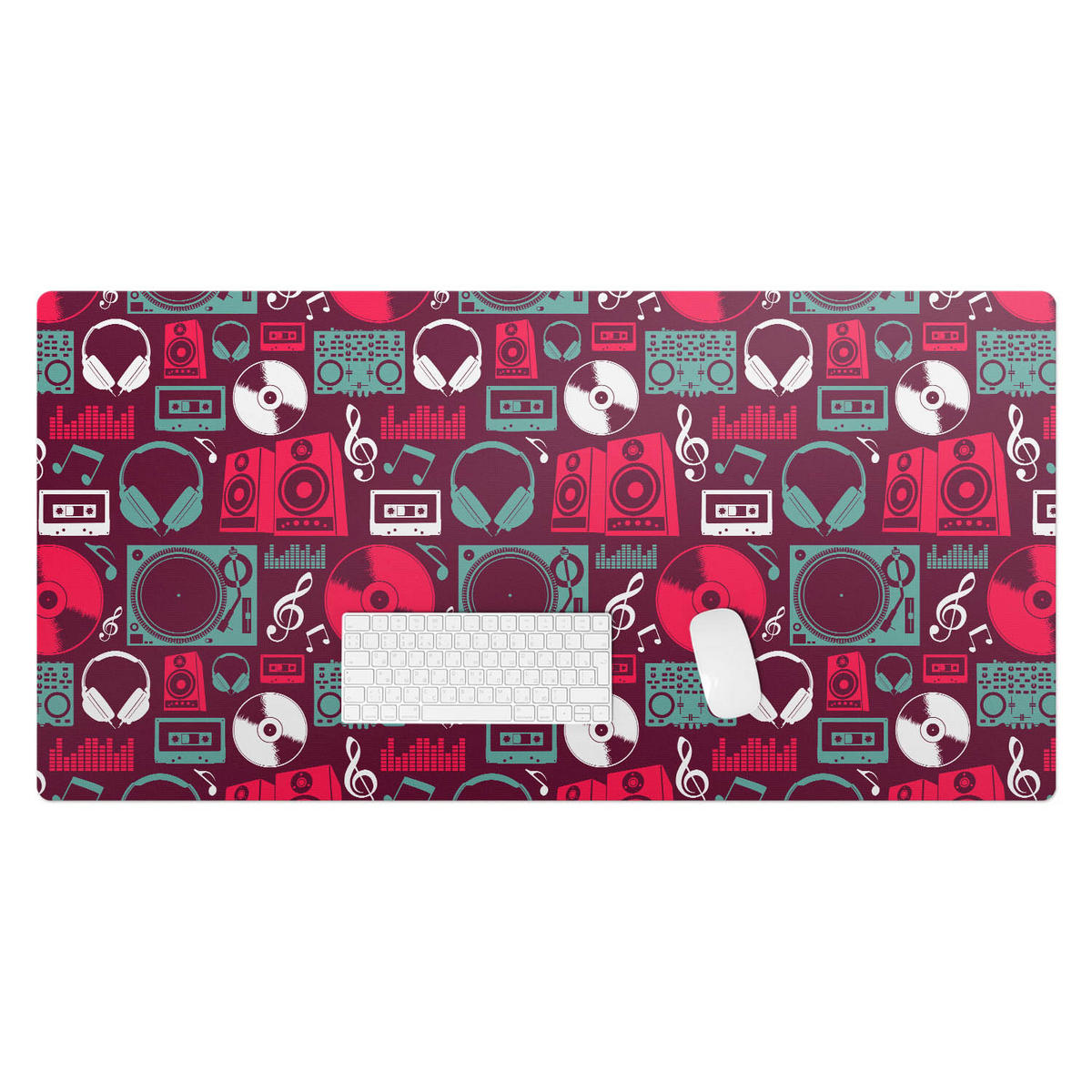 SCHREIBTISCHUNTERLAGE 120x60 cm Bordeaux - Bordeaux, Kunststoff (120/60/1.6cm) - Wallfluent